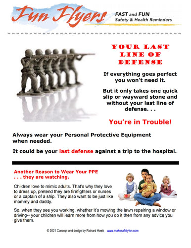 Fun Safety Flyers--General and Home Safety (52 PDFs and PICs)