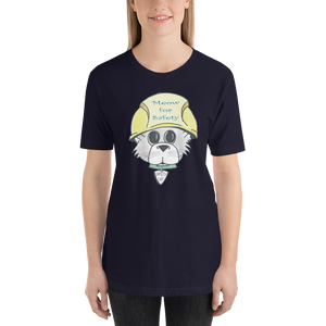 Sandy the Safety Cat Short-Sleeve Unisex T-Shirt