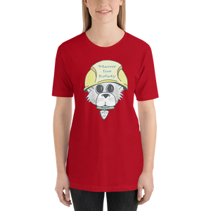 Sandy the Safety Cat Short-Sleeve Unisex T-Shirt