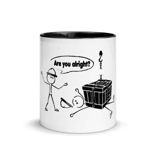 Are you Alright, Mug with Color Inside
